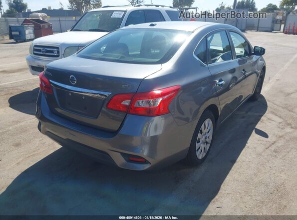 3N1AB7AP0GL636257 2016 NISSAN SENTRA Gray Trasero derecho