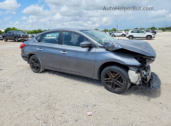 3N1AB7AP0GL641202 2016 NISSAN SENTRA Gray Delantero derecho