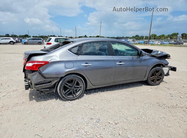 3N1AB7AP0GL641202 2016 NISSAN SENTRA Gray Trasero derecho