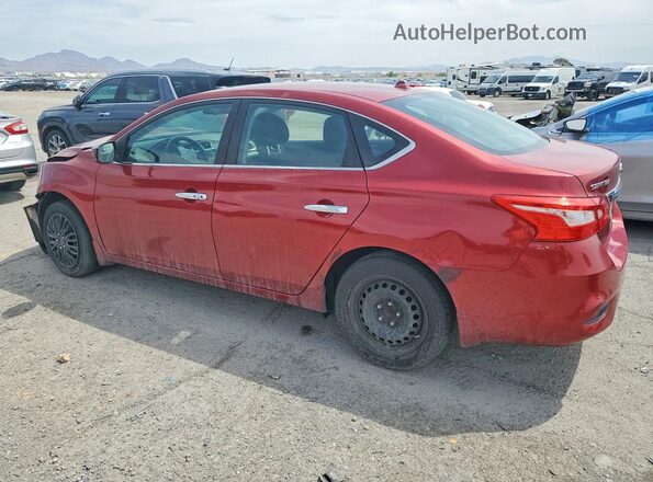 3N1AB7AP0GL653284 2016 NISSAN SENTRA Red Հետևի ձախ