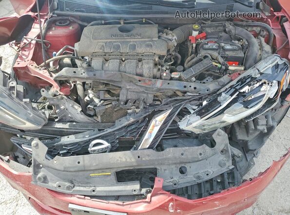 3N1AB7AP0GL653284 2016 NISSAN SENTRA Red Սալոնի հետևի տեսք