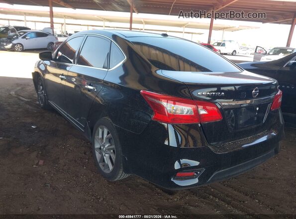 3N1AB7AP0GL683837 2016 NISSAN SENTRA Black Հետևի ձախ