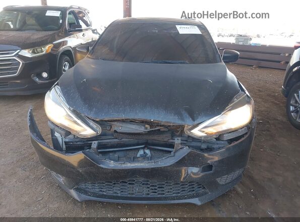3N1AB7AP0GL683837 2016 NISSAN SENTRA Black Դիմացի տեսք