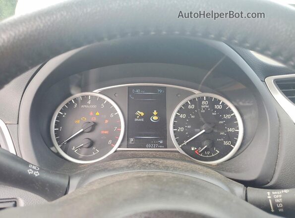 3N1AB7AP0GY208546 2016 NISSAN SENTRA White Սարքավորումների վահանակի տեսք