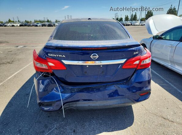 3N1AB7AP0GY217831 2016 NISSAN SENTRA Blue Vista trasera