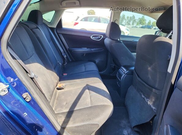 3N1AB7AP0GY217831 2016 NISSAN SENTRA Blue Vista de los asientos traseros