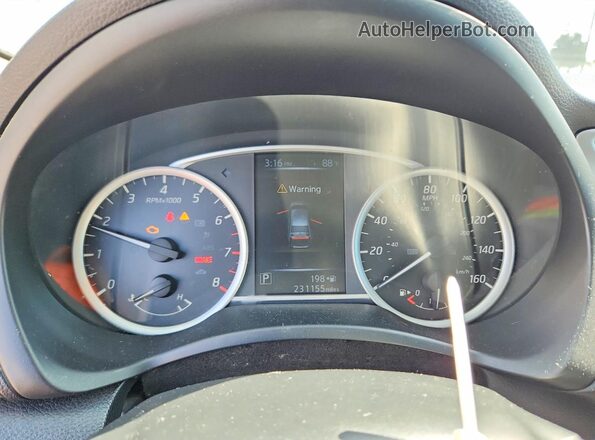 3N1AB7AP0GY217831 2016 NISSAN SENTRA Blue Vista del cuadro de instrumentos