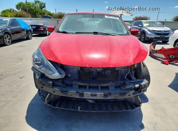 3N1AB7AP0GY229347 2016 NISSAN SENTRA Red Front view