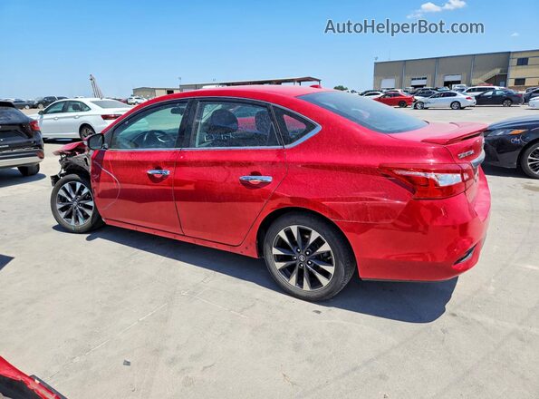 3N1AB7AP0GY229347 2016 NISSAN SENTRA Red Rear left