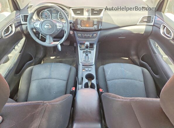 3N1AB7AP0GY229347 2016 NISSAN SENTRA Red Dashboard view