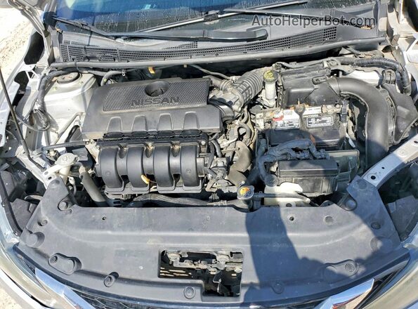 3N1AB7AP0GY245807 2016 NISSAN SENTRA Silver Вид задньої частини салону