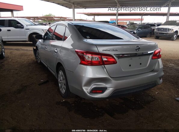 3N1AB7AP0GY249002 2016 NISSAN SENTRA Серебряный Задняя левая четверть