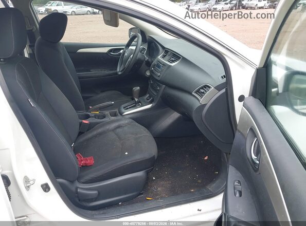 3N1AB7AP0GY251770 2016 NISSAN SENTRA Белый Вид салона спереди