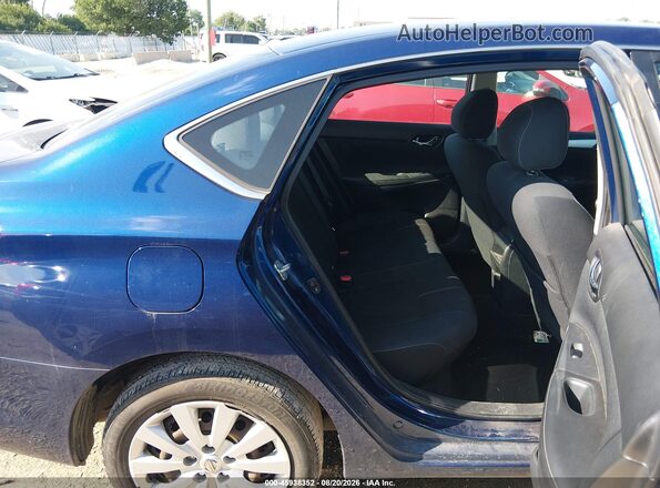 3N1AB7AP0GY253423 2016 NISSAN SENTRA Blue Widok naklejki z numerem VIN