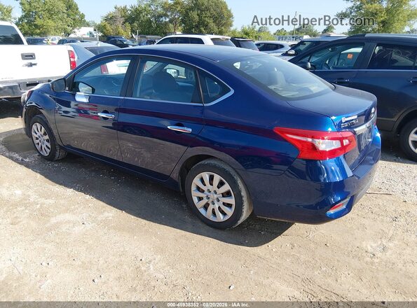 3N1AB7AP0GY253423 2016 NISSAN SENTRA Blue Tył lewy