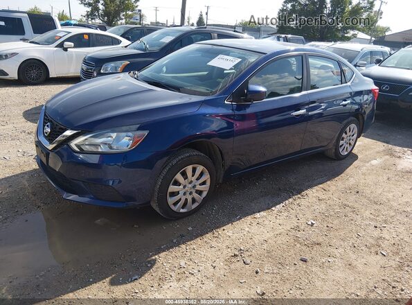 3N1AB7AP0GY253423 2016 NISSAN SENTRA Blue Przód lewy