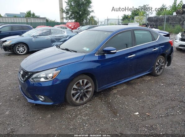 3N1AB7AP0GY263272 2016 NISSAN SENTRA Blue Vista tres cuartos delantera izquierda