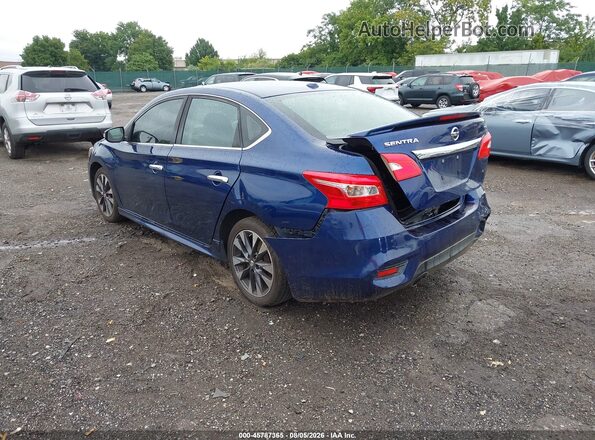 3N1AB7AP0GY263272 2016 NISSAN SENTRA Blue Trasero izquierdo