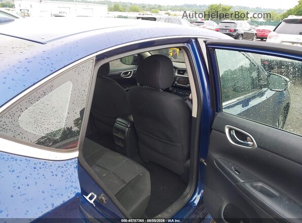 3N1AB7AP0GY263272 2016 NISSAN SENTRA Blue Vista de la etiqueta del VIN