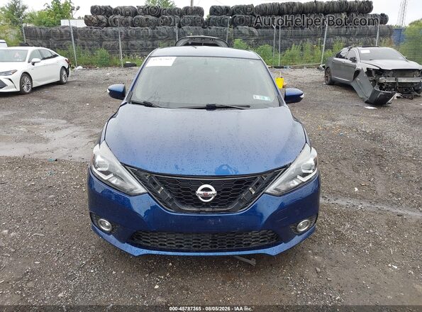 3N1AB7AP0GY263272 2016 NISSAN SENTRA Blue Vista del cuadro de instrumentos