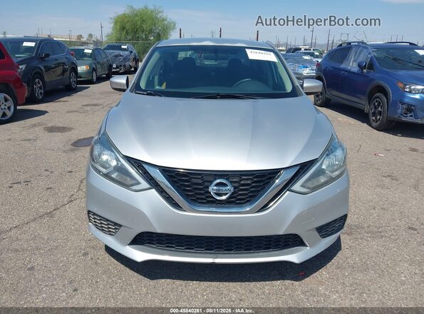 3N1AB7AP0GY289161 2016 NISSAN SENTRA Silver Սարքավորումների վահանակի տեսք