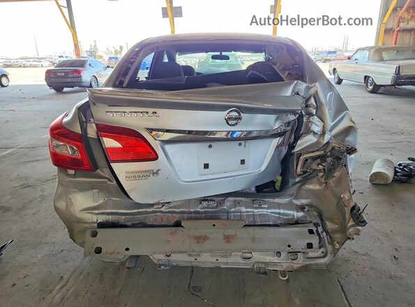 3N1AB7AP0GY299852 2016 NISSAN SENTRA Silver Հետևի տեսք