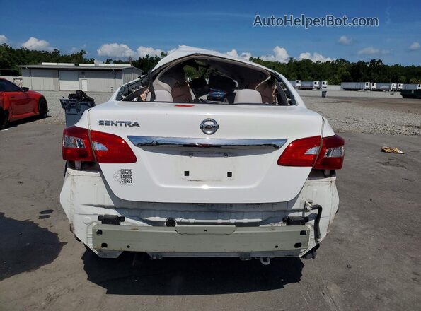 3N1AB7AP0GY300692 2016 NISSAN SENTRA White Widok z tyłu