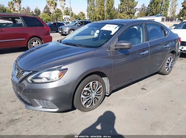3N1AB7AP0GY303723 2016 NISSAN SENTRA Gray Front left