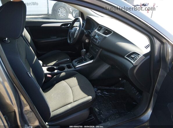 3N1AB7AP0GY303723 2016 NISSAN SENTRA Gray Front interior view