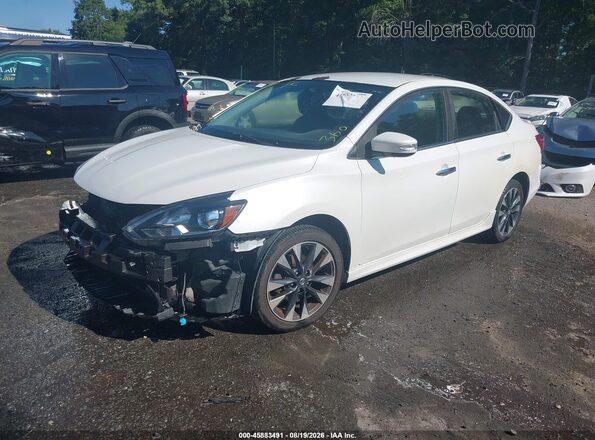 3N1AB7AP0GY317914 2016 NISSAN SENTRA Белый Передняя левая четверть
