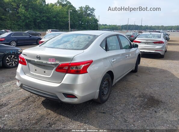 3N1AB7AP0GY323017 2016 NISSAN SENTRA Silver Trasero derecho