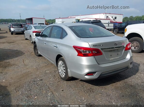 3N1AB7AP0GY323017 2016 NISSAN SENTRA Silver Trasero izquierdo
