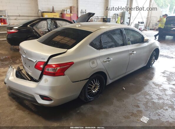 3N1AB7AP0GY325365 2016 NISSAN SENTRA Silver Rear right