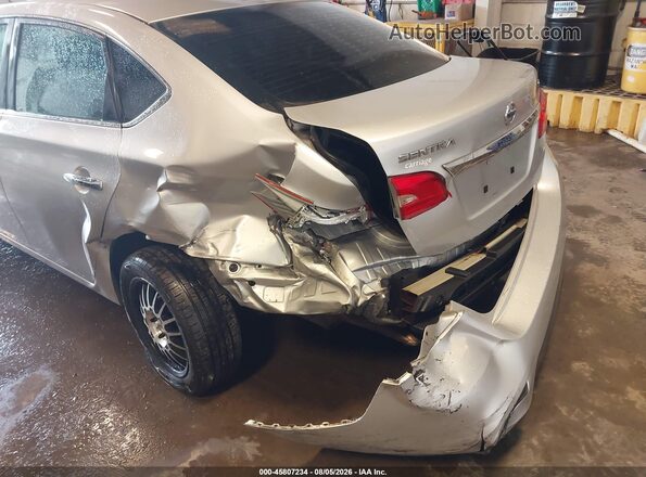 3N1AB7AP0GY325365 2016 NISSAN SENTRA Silver Front view
