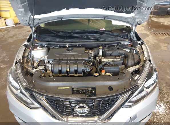 3N1AB7AP0GY325365 2016 NISSAN SENTRA Silver Rear view