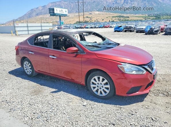 3N1AB7AP0HL651049 2017 NISSAN SENTRA Red Առջևի աջ