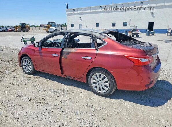 3N1AB7AP0HL651049 2017 NISSAN SENTRA Red Հետևի ձախ