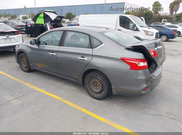 3N1AB7AP0HL653464 2017 NISSAN SENTRA Gray Trasero izquierdo