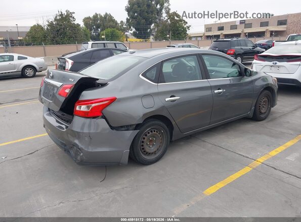 3N1AB7AP0HL653464 2017 NISSAN SENTRA Gray Trasero derecho