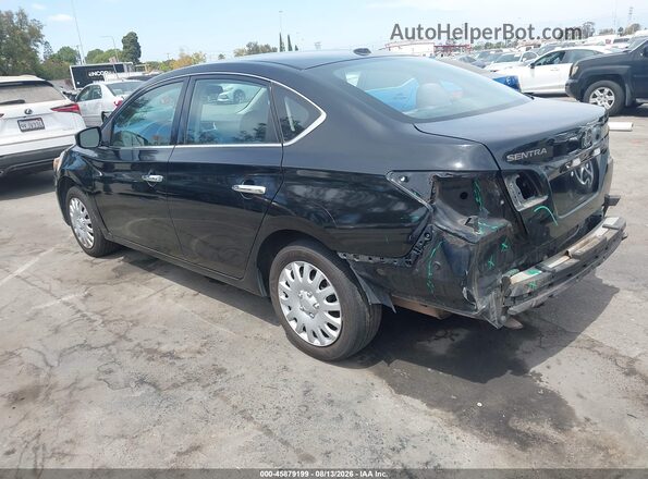 3N1AB7AP0HL669969 2017 NISSAN SENTRA Black Задня ліва чверть