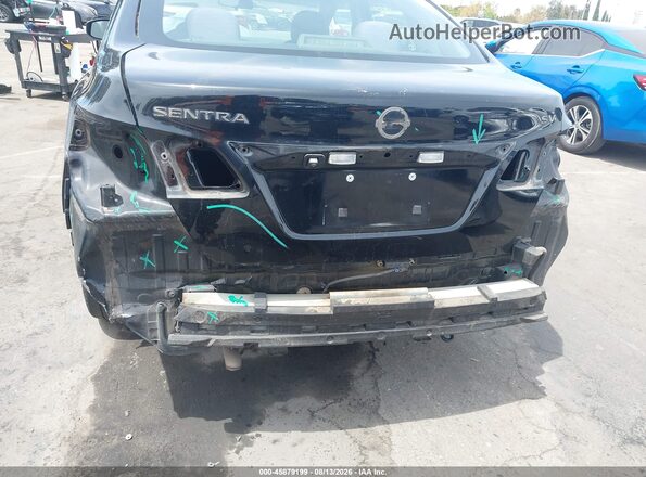 3N1AB7AP0HL669969 2017 NISSAN SENTRA Black Вид спереду