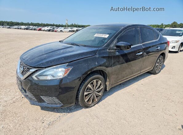 3N1AB7AP0HL671446 2017 NISSAN SENTRA Black უკანა მარცხენა