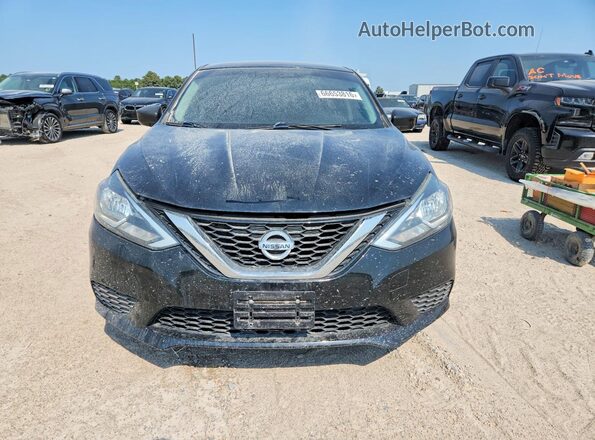 3N1AB7AP0HL671446 2017 NISSAN SENTRA Black ხელსაწყოთა პანელის ხედი