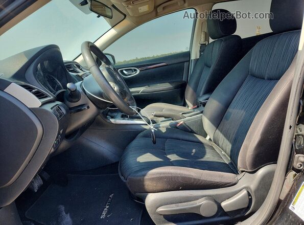 3N1AB7AP0HL671446 2017 NISSAN SENTRA Black სალონის 360-გრადუსიანი ხედი
