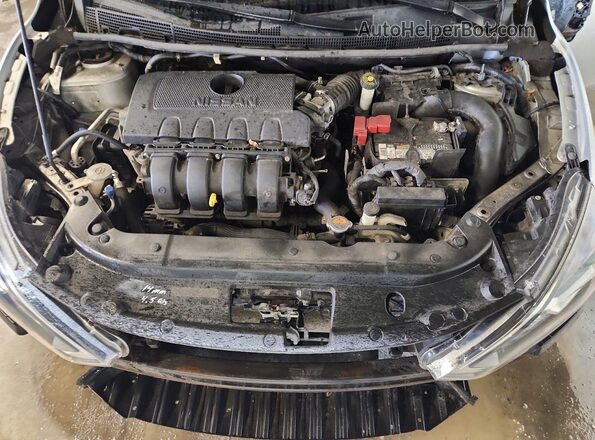 3N1AB7AP0HY212341 2017 NISSAN SENTRA Серебряный Вид задней части салона