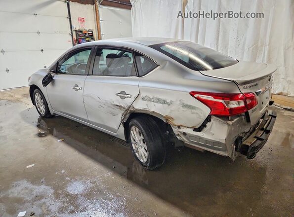 3N1AB7AP0HY212341 2017 NISSAN SENTRA Серебряный Задняя левая четверть
