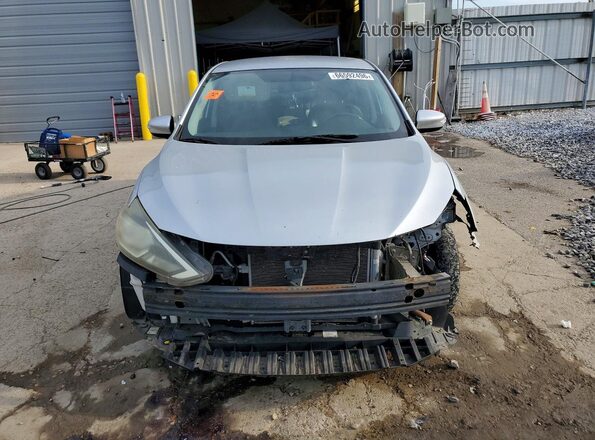 3N1AB7AP0HY213988 2017 NISSAN SENTRA Silver უკანა სავარძლების ხედი