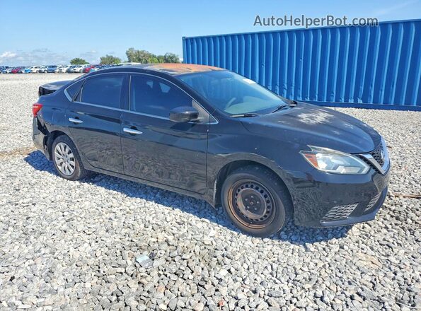 3N1AB7AP0HY214641 2017 NISSAN SENTRA Black Передня права чверть
