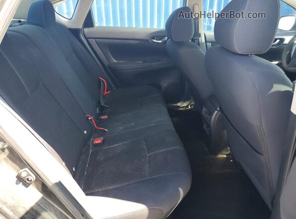 3N1AB7AP0HY214641 2017 NISSAN SENTRA Black Вид задніх сидінь