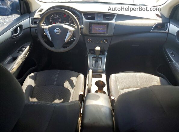 3N1AB7AP0HY214641 2017 NISSAN SENTRA Black Вид панелі приладів